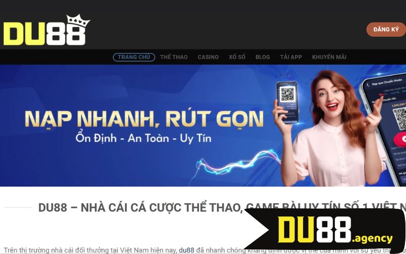 Truy cập trang chủ DU88 Truy cập trang chủ DU88